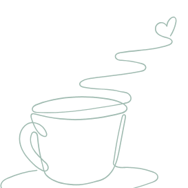 illustration of coffee cup with heart steam symbolizing care in Canadian life insurance