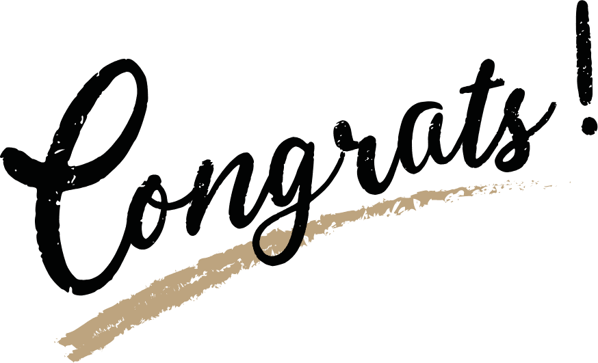 Congratulations message with link to book your life insurance appointment